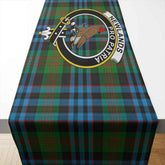 Newlands Tartan Crest Table Runner - Cotton table runner